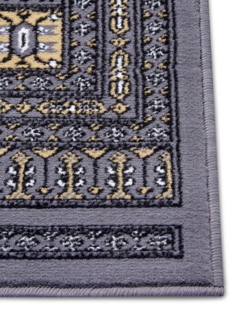 Klassischer Teppich - Kurzflor - Buchara - Mirkan Grau