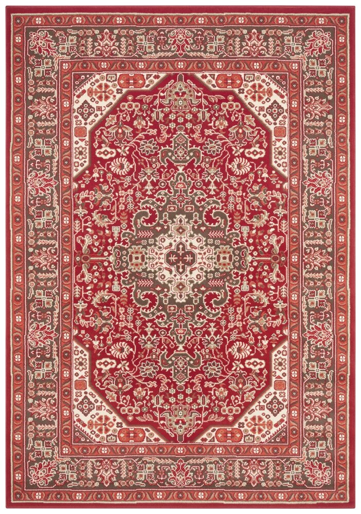 Klassischer Teppich - Kurzflor - Isfahan - Rot Klassischer Teppich - Kurzflor - Isfahan - Rot