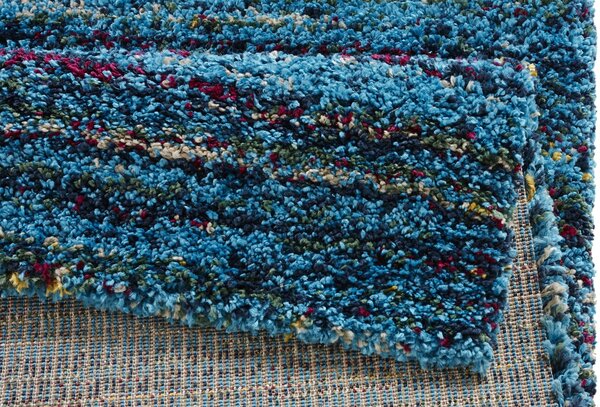 Hochflorteppich - Nomadic Chic Blau/multi Hochflorteppich - Nomadic Chic Blau/multi