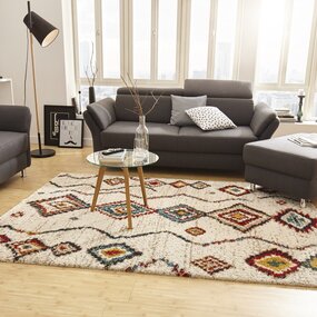 Hochflorteppich - Nomadic Bohemian Creme/multi Hochflorteppich - Nomadic Bohemian Creme/multi
