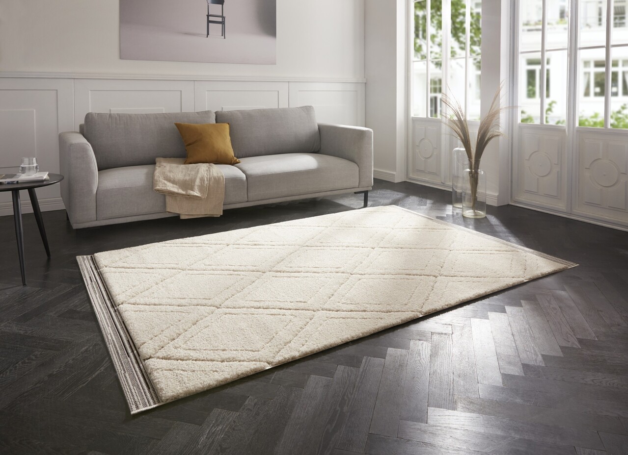 Hochflorteppich - Norwalk Scandi - Creme Hochflorteppich - Norwalk Scandi - Creme