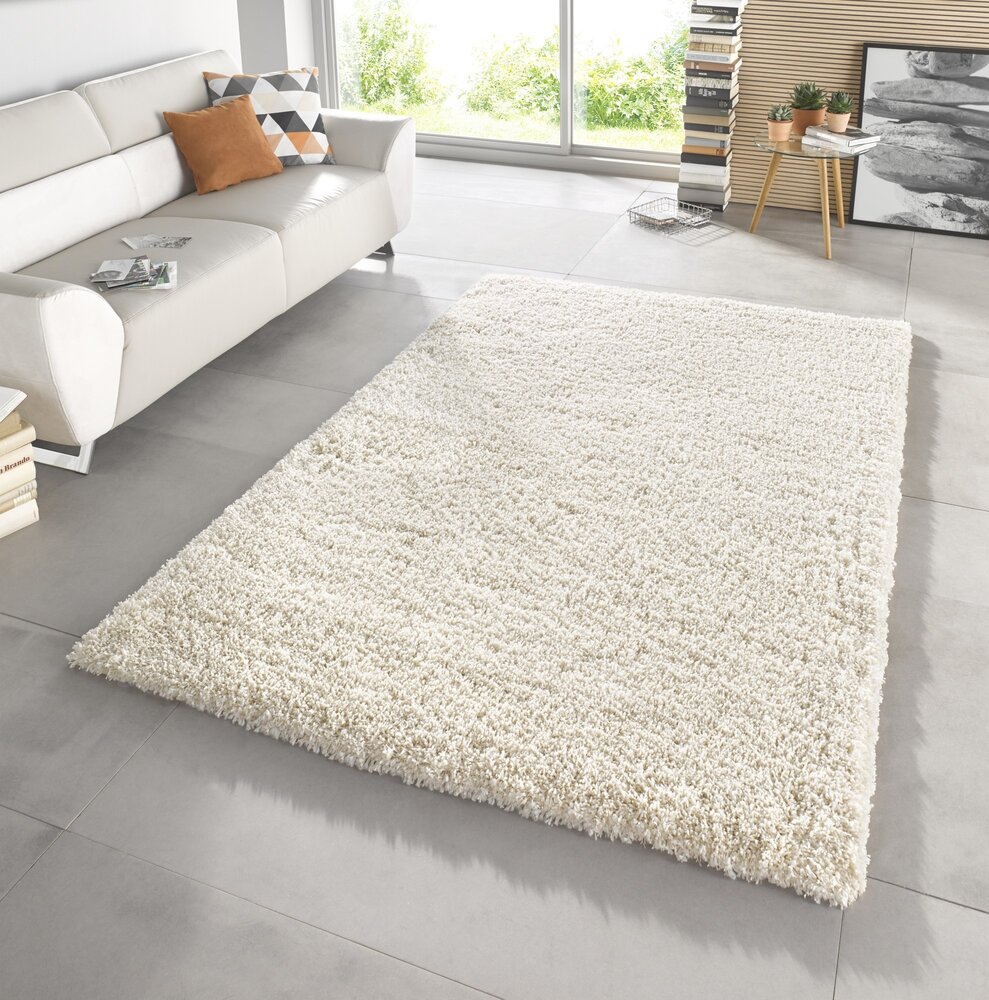 Hochflorteppich - Massiv - Venedig - Creme Hochflorteppich - Massiv - Venedig - Creme