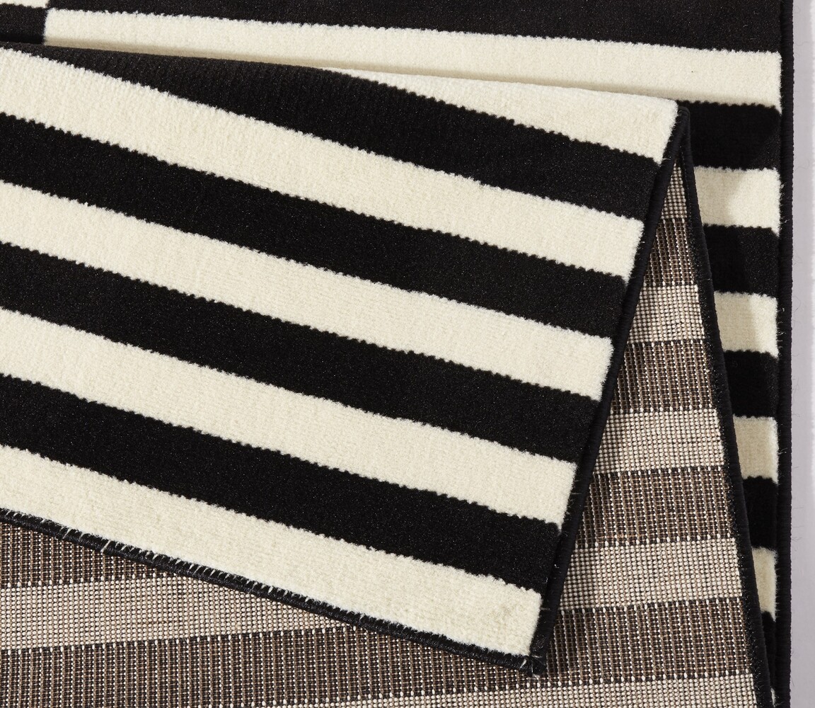 Moderner Teppich - Gloria Schwarz/Weiß Moderner Teppich - Gloria Schwarz/Weiß