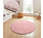 Rund waschbarer Teppich - Malaga Rosa
