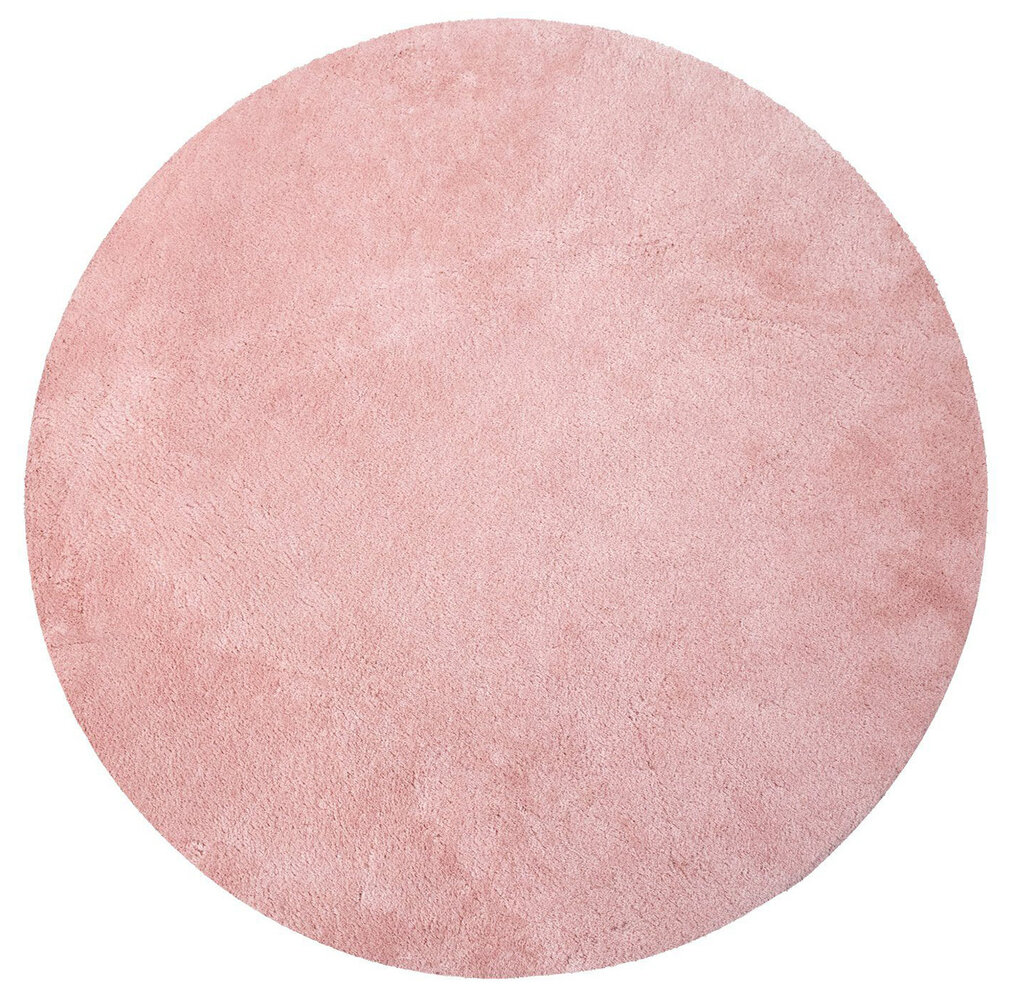 Rund waschbarer Teppich - Malaga Rosa Rund waschbarer Teppich - Malaga Rosa