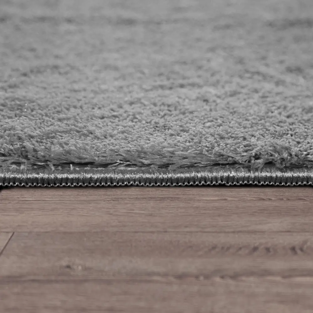 Rund waschbarer Teppich - Malaga Grau