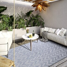 Villeroy & Boch Teppich In & Outdoor - Georgette - Grau Villeroy & Boch Teppich In & Outdoor - Georgette - Grau