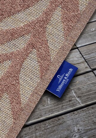 Villeroy & Boch Teppich für In & Outdoor - Georgette Natural - Kupfer Villeroy & Boch Teppich für In & Outdoor - Georgette Natural - Kupfer