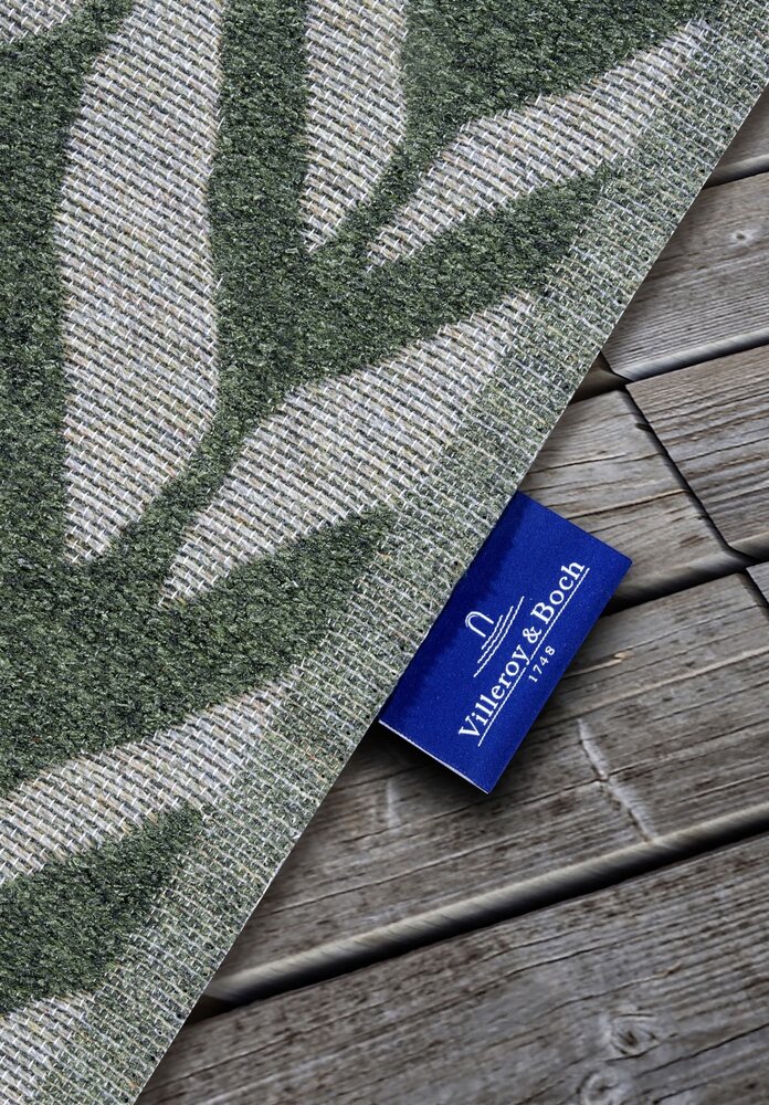 Villeroy & Boch Teppich für In & Outdoor - Georgette Natur - Jungle Grün