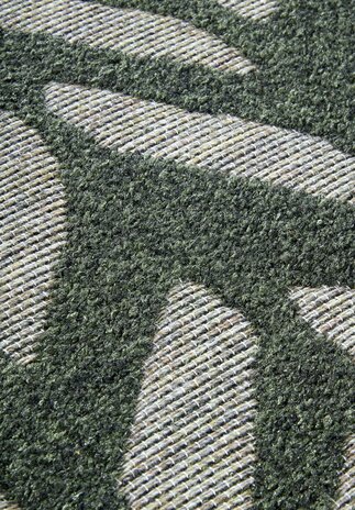 Villeroy & Boch Teppich für In & Outdoor - Georgette Natur - Jungle Grün