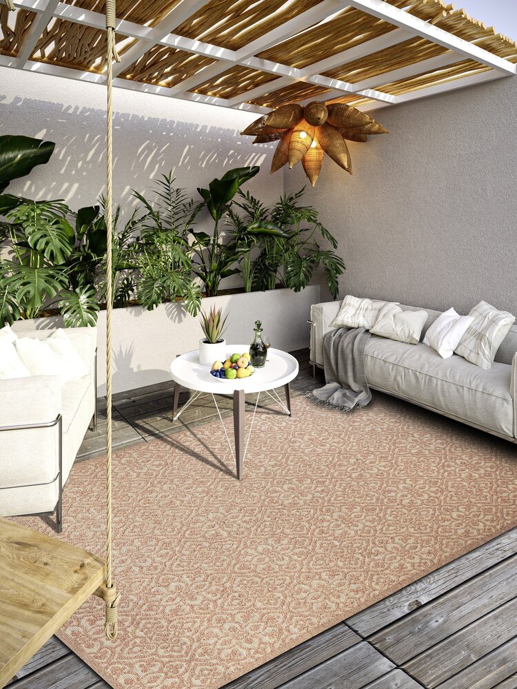 Villeroy & Boch Teppich In & Outdoor -Julie Natural - Kupfer