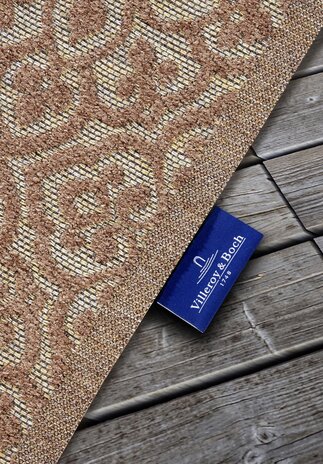 Villeroy & Boch Teppich In & Outdoor -Julie Natural - Kupfer