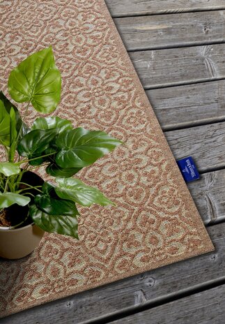 Villeroy & Boch Teppich In & Outdoor -Julie Natural - Kupfer