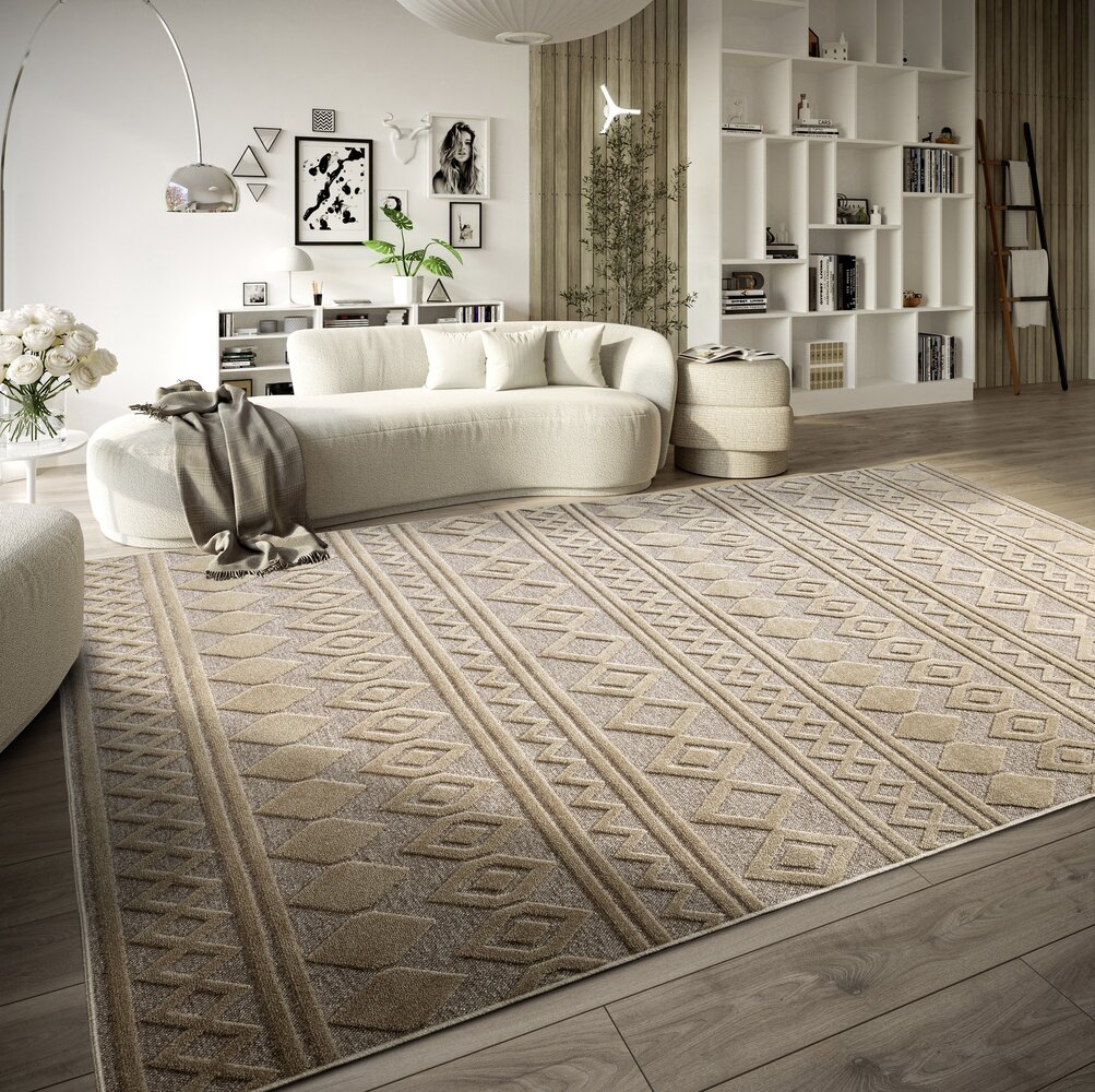 Villeroy & Boch Kurzflor - Catherine Natural - Grau/Beige Villeroy & Boch Kurzflor - Catherine Natural - Grau/Beige