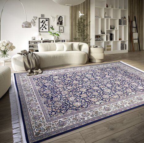 Villeroy & Boch Klassischer Kurzflor - Alfrot -blau / Creme Villeroy & Boch Klassischer Kurzflor - Alfrot -blau / Creme