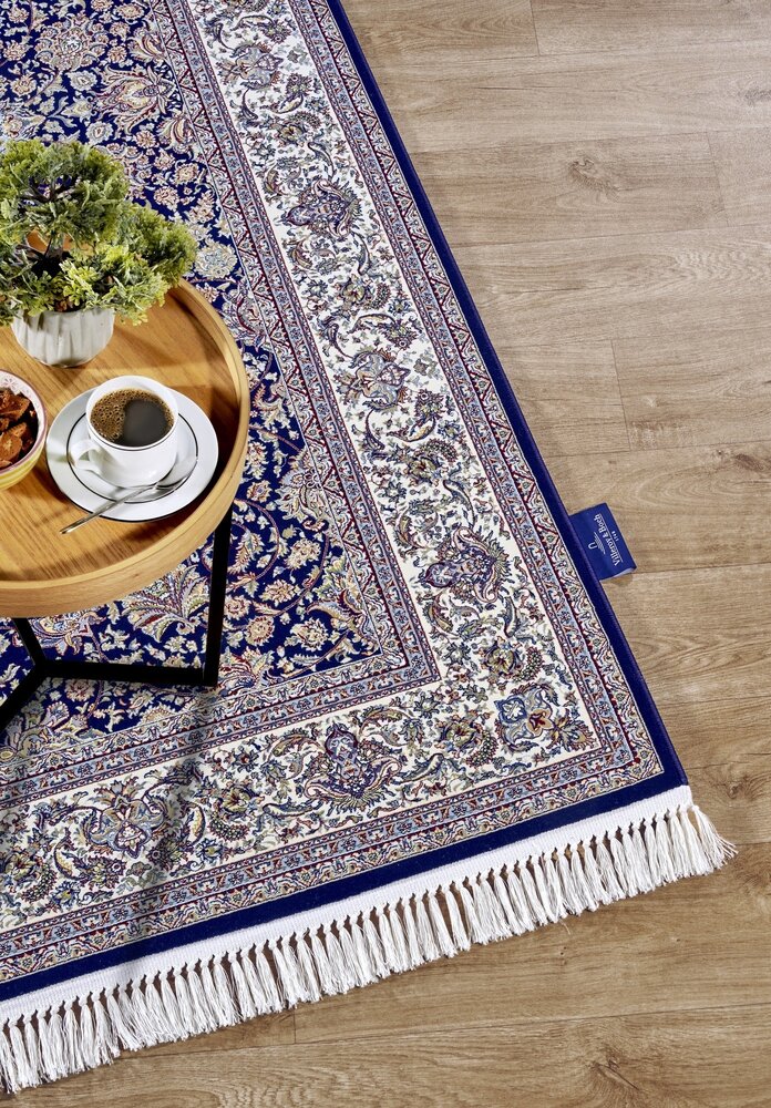Villeroy & Boch Klassischer Kurzflor - Alfrot -blau / Creme Villeroy & Boch Klassischer Kurzflor - Alfrot -blau / Creme