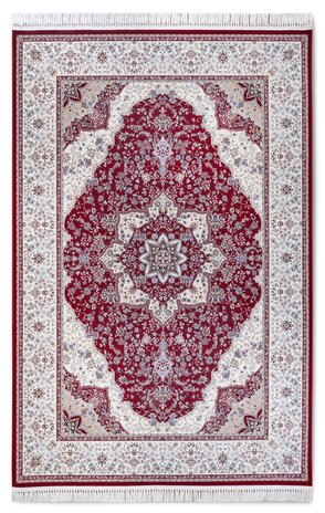 Villeroy & Boch Klassischer Kurzflor - Etienne - Rot / Creme Villeroy & Boch Klassischer Kurzflor - Etienne - Rot / Creme