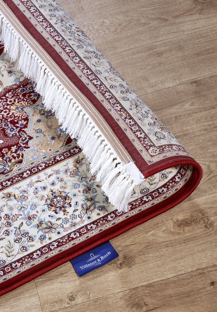 Villeroy & Boch Klassischer Kurzflor - Etienne - Rot / Creme Villeroy & Boch Klassischer Kurzflor - Etienne - Rot / Creme