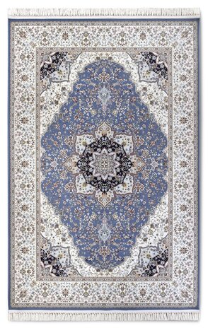 Villeroy & Boch Klassischer Kurzflor - Etienne - Hellblau / Creme Villeroy & Boch Klassischer Kurzflor - Etienne - Hellblau / Creme