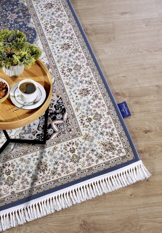 Villeroy & Boch Klassischer Kurzflor - Etienne - Hellblau / Creme Villeroy & Boch Klassischer Kurzflor - Etienne - Hellblau / Creme