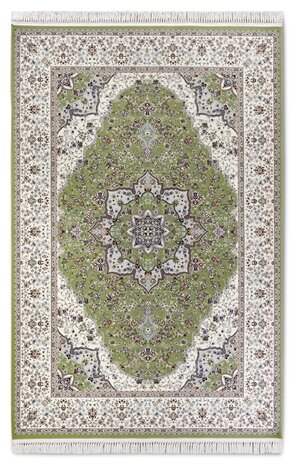 Villeroy & Boch Klassischer Kurzflor - Etienne - Grün / Creme Villeroy & Boch Klassischer Kurzflor - Etienne - Grün / Creme