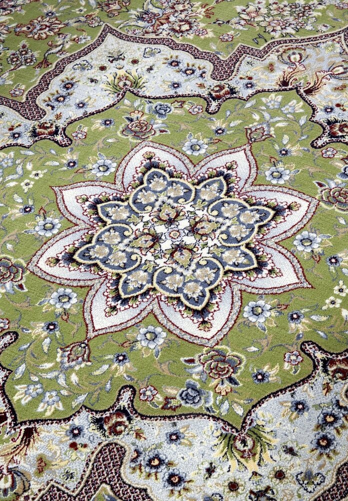 Villeroy & Boch Klassischer Kurzflor - Etienne - Grün / Creme Villeroy & Boch Klassischer Kurzflor - Etienne - Grün / Creme