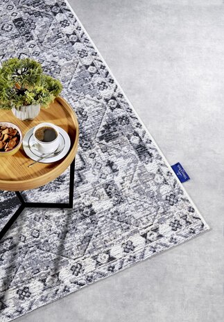 Villeroy & Boch Teppich für In & Outdoor - Vintage Esther - Creme/Grau Villeroy & Boch Teppich für In & Outdoor - Vintage Esther - Creme/Grau