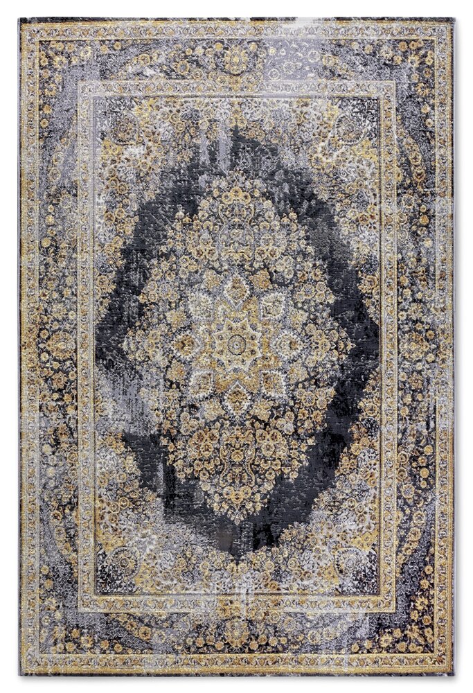 Villeroy & Boch Teppich für In & Outdoor - Classic Martha - Anthrazit / Gold Villeroy & Boch Teppich für In & Outdoor - Classic Martha - Anthrazit / Gold