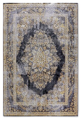 Villeroy & Boch Teppich für In & Outdoor - Classic Martha - Anthrazit / Gold Villeroy & Boch Teppich für In & Outdoor - Classic Martha - Anthrazit / Gold