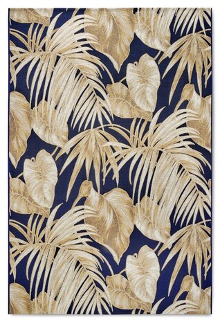 Villeroy & Boch Teppich In & Outdoor - Oktavie - Dunkelblau / Gold Villeroy & Boch Teppich In & Outdoor - Oktavie - Dunkelblau / Gold