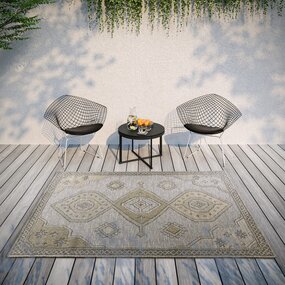 Villeroy & Boch Teppich In & Outdoor - Robert - Natur / Braun Villeroy & Boch Teppich In & Outdoor - Robert - Natur / Braun