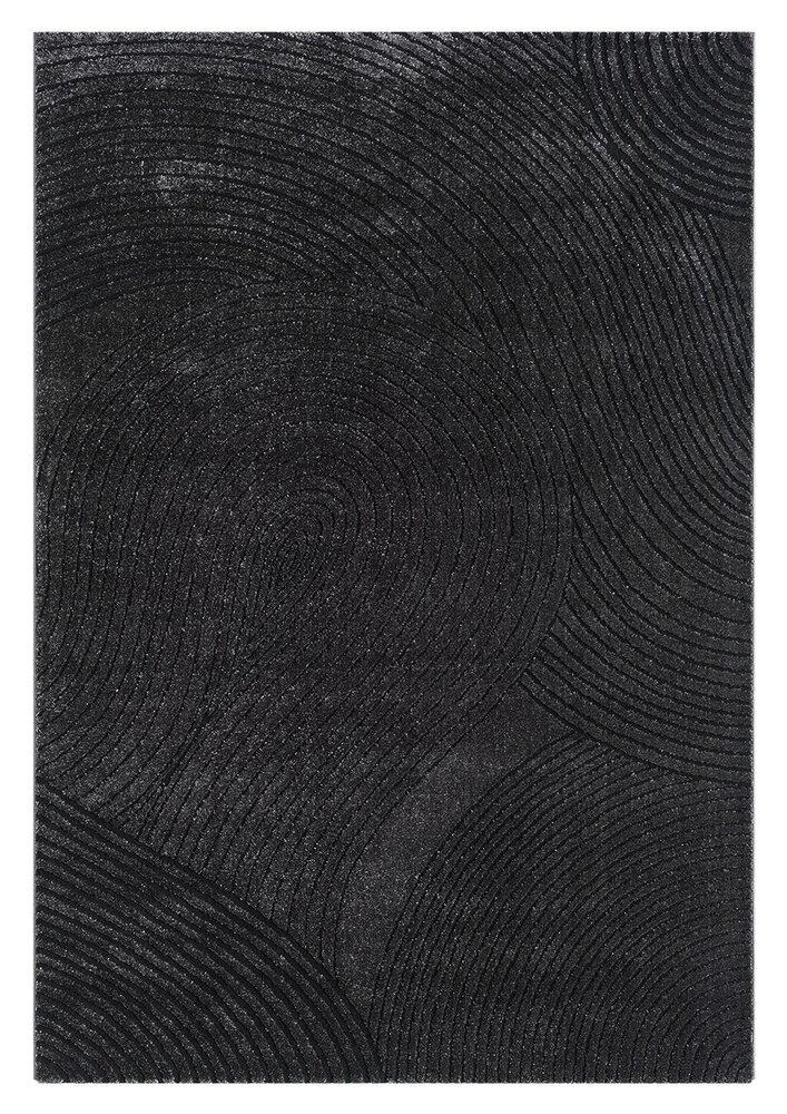 Modern Teppich - Cosenza Schwarz Modern Teppich - Cosenza Schwarz