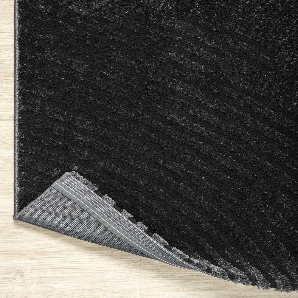 Modern Teppich - Cosenza Schwarz Modern Teppich - Cosenza Schwarz