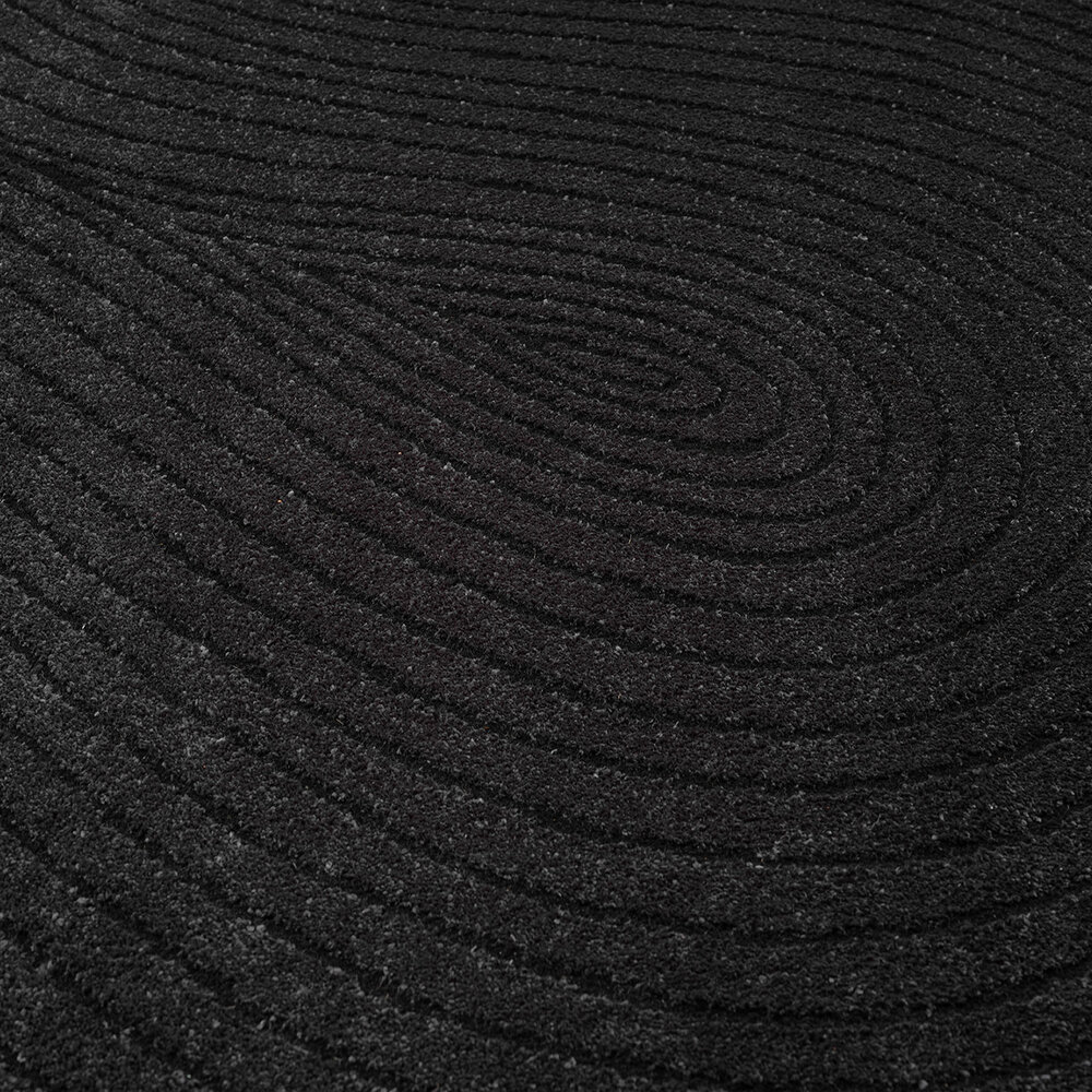 Modern Teppich - Cosenza Schwarz Modern Teppich - Cosenza Schwarz