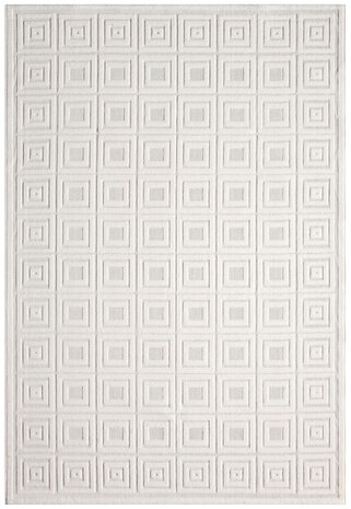 Modern Teppich - Medea Cubes Weiß Modern Teppich - Medea Cubes Weiß