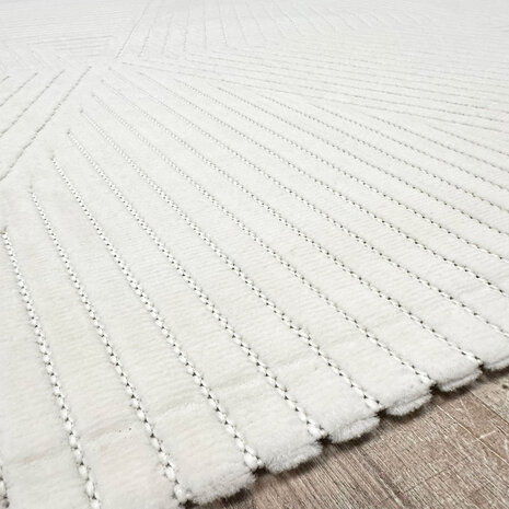 Modern Teppich - Medea - Weiß Modern Teppich - Medea - Weiß