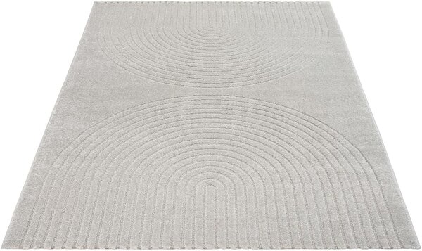 Kurzflor Theora - Japandi  - Grau