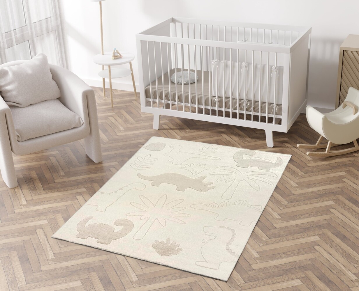 Kurzflor Theora - Dino Adventure - Kinderzimmer - Creme