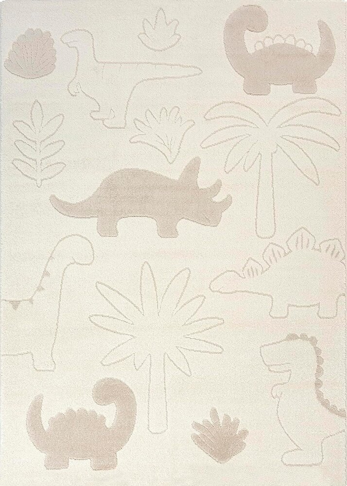 Kurzflor Theora - Dino Adventure - Kinderzimmer - Creme
