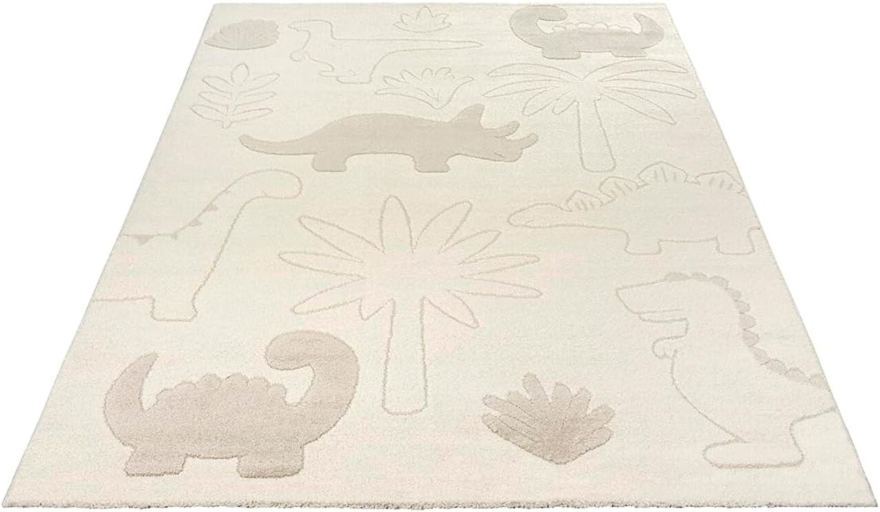 Kurzflor Theora - Dino Adventure - Kinderzimmer - Creme