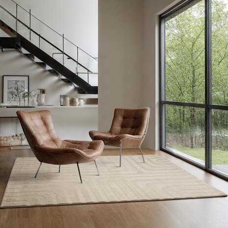 Kurzflor Ophis - Beige Kurzflor Ophis - Beige