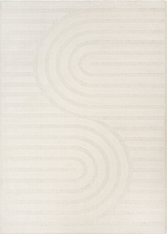 Kurzflor Ophis - Japandi - Creme Kurzflor Ophis - Japandi - Creme