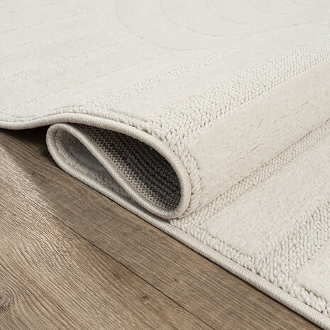 Kurzflor Ophis - Japandi - Creme Kurzflor Ophis - Japandi - Creme