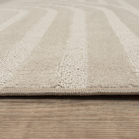 Kurzflor Ophis - Japandi  - Beige Kurzflor Ophis - Japandi  - Beige