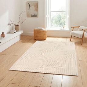 Kurzflor Delia - Japandi - Beige Kurzflor Delia - Japandi - Beige