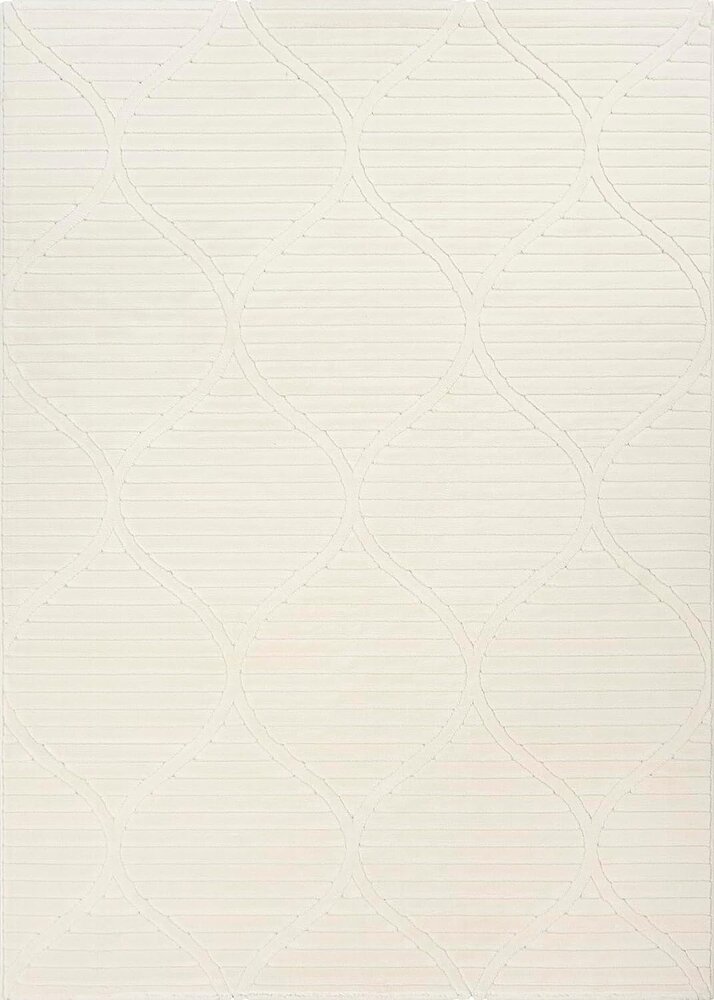 Kurzflor Delia - Barock Design - Creme