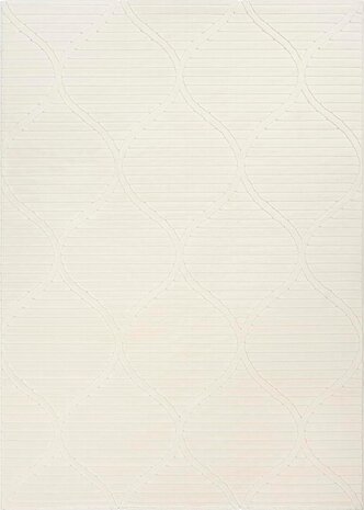 Kurzflor Delia - Barock Design - Creme