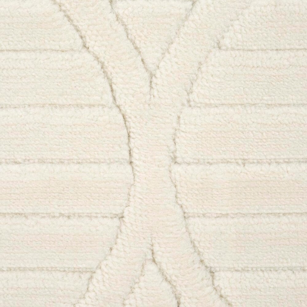 Kurzflor Delia - Barock Design - Creme