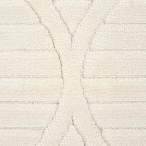 Kurzflor Delia - Barock Design - Creme