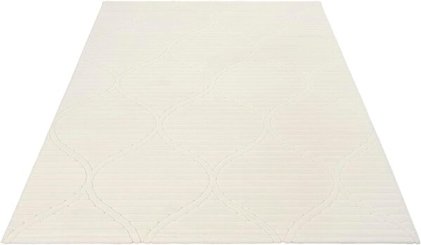 Kurzflor Delia - Barock Design - Creme